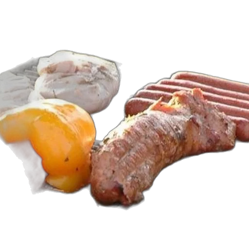 food, grill, various, meats transparent PNG cut-out