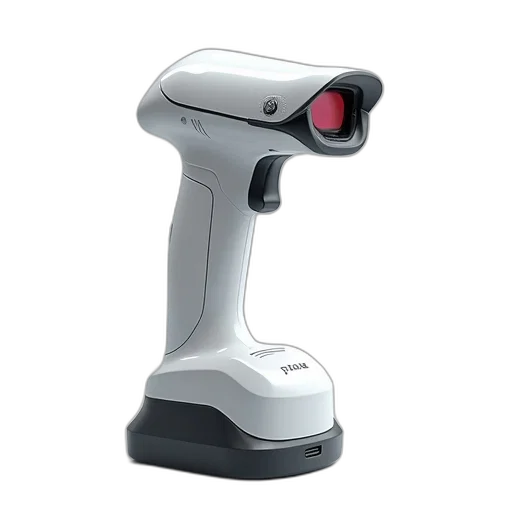 robot, staff, weapon, 3d render transparent PNG cut-out