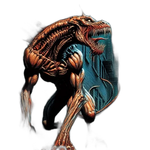 creature, dragon, animal, robot transparent PNG cut-out