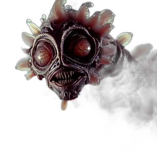 mask, creature, face, staff transparent PNG cut-out