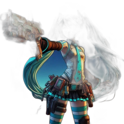 weapon, staff, sword, robot transparent PNG cut-out