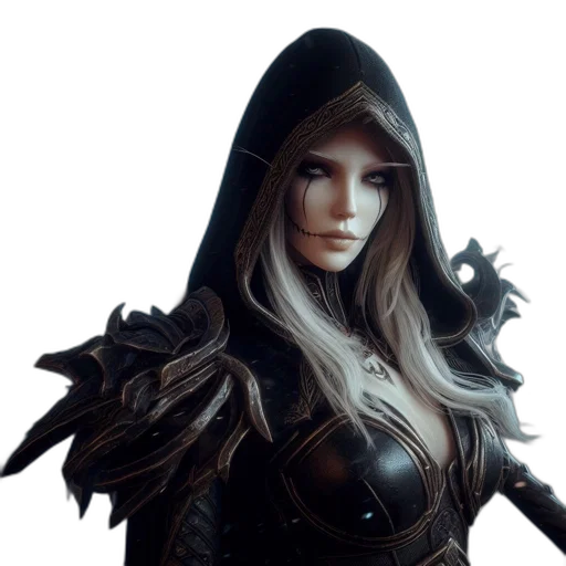 fantasy art, concept art, 3d render, photorealistic transparent PNG cut-out