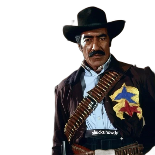 jacket, weapon, staff, hat transparent PNG cut-out