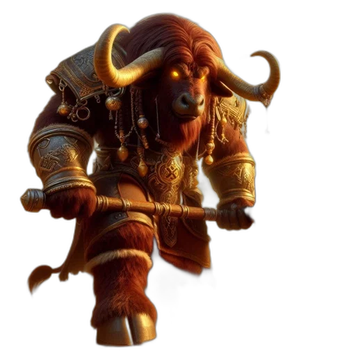 concept art, fantasy art, 3d render, anthropomorphic transparent PNG cut-out