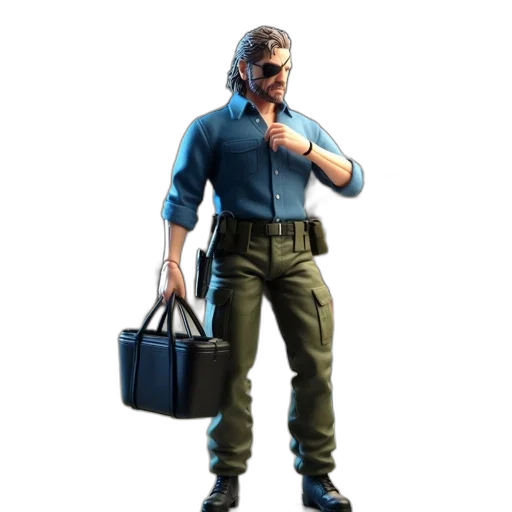 staff, concept art, 3d render, cartoon transparent PNG cut-out