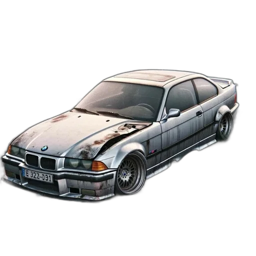 car, weapon, animal, photorealistic transparent PNG cut-out