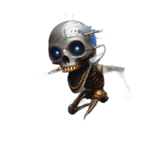 robot, jewelry, staff, mask transparent PNG cut-out