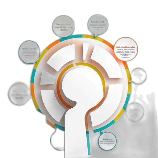 infographics, vector, template, different transparent PNG cut-out