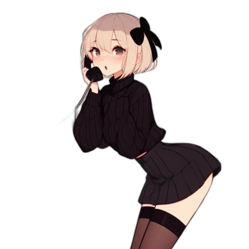 dress, staff, creature, jacket transparent PNG cut-out