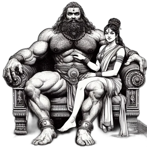 furniture, pencil sketch, fantasy art, comic book art transparent PNG cut-out