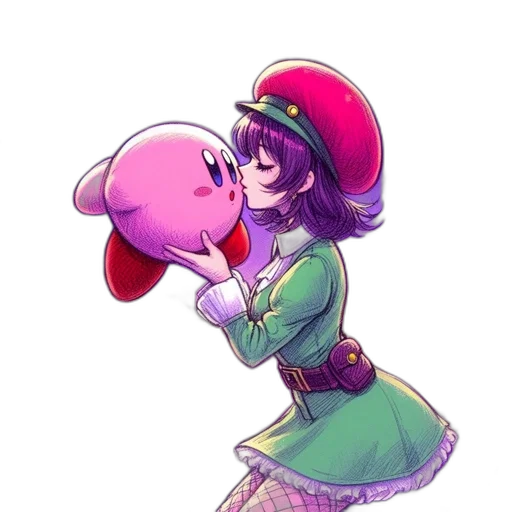 hat, staff, weapon, flower transparent PNG cut-out