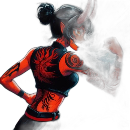 mask, dragon, concept art, comic book art transparent PNG cut-out
