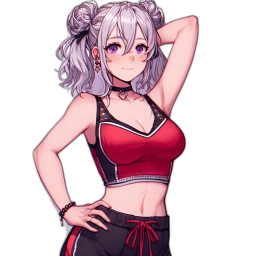 dress, staff, anime, pixel art transparent PNG cut-out