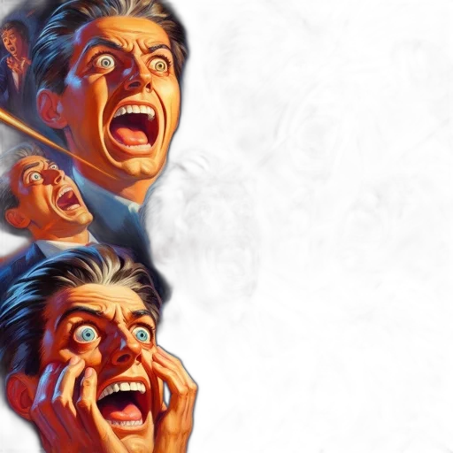 face, photorealistic, concept art, comic book art transparent PNG cut-out