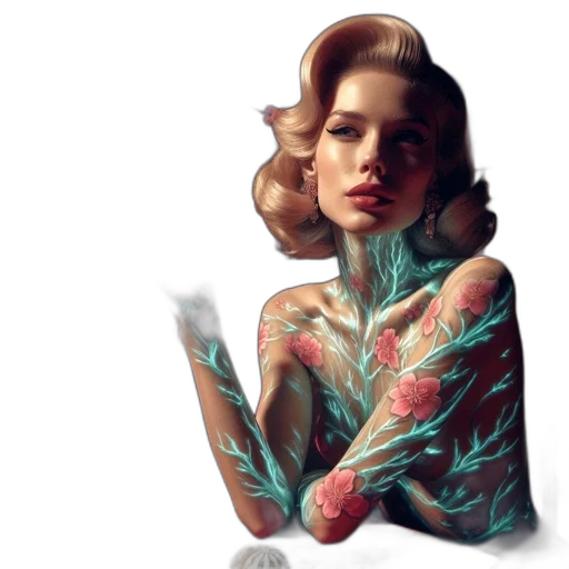 fantasy art, concept art, cyberpunk, comic book art transparent PNG cut-out