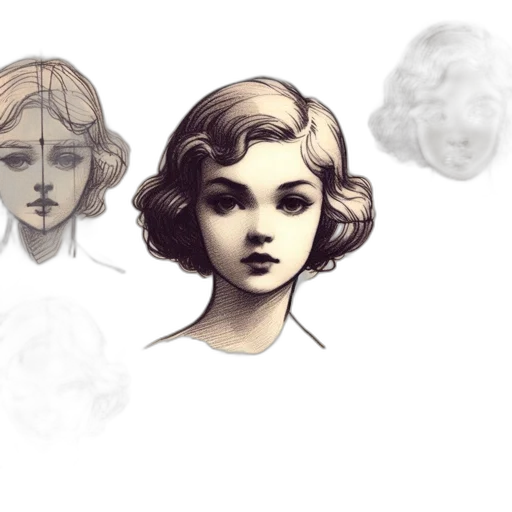 face, crown, concept art, fantasy art transparent PNG cut-out