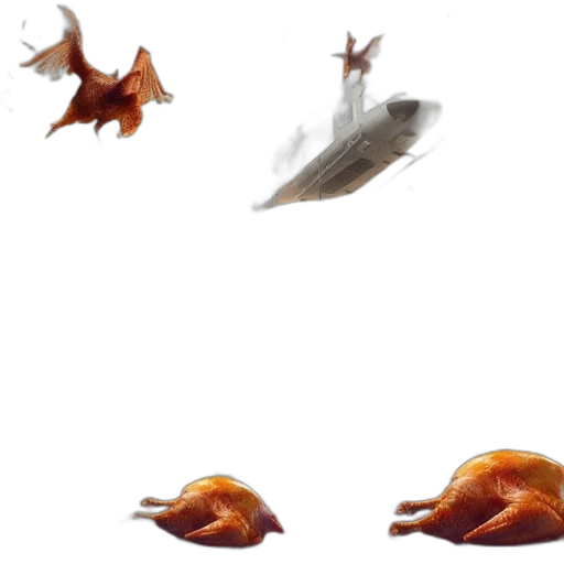 dragon, food, animal, creature transparent PNG cut-out