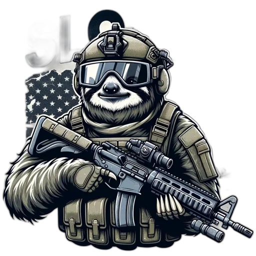 jacket, weapon, mask, staff transparent PNG cut-out