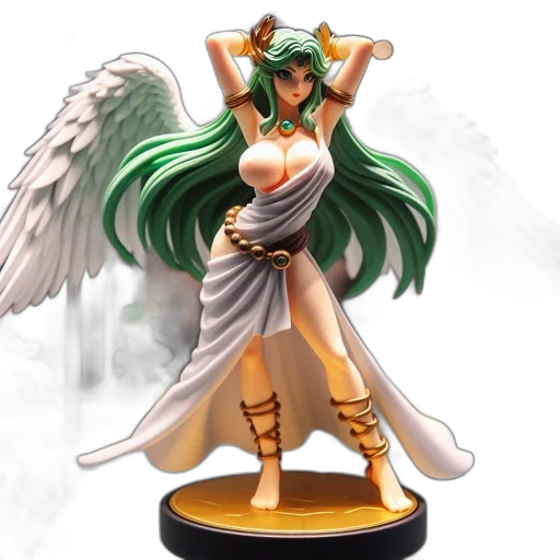 concept art, fantasy art, 3d render, green transparent PNG cut-out
