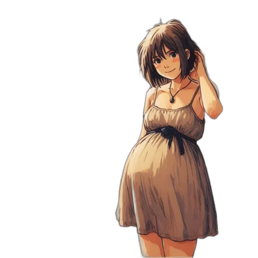 dress, face, weapon, concept art transparent PNG cut-out