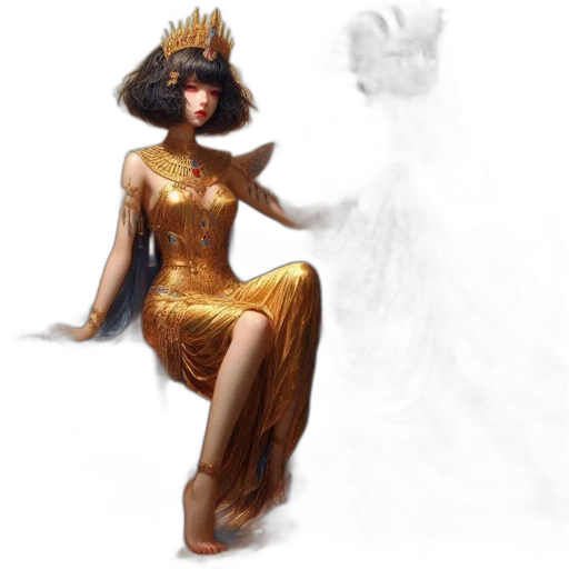 crown, dress, jewelry, concept art transparent PNG cut-out