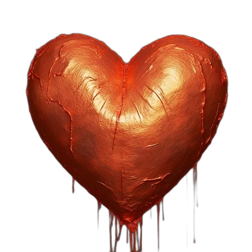 concept art, photorealistic, red, copper transparent PNG cut-out