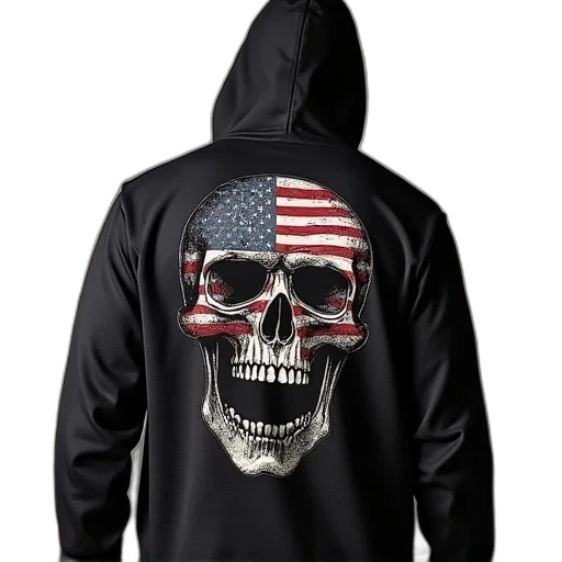 jacket, 3d render, cyberpunk, skull transparent PNG cut-out