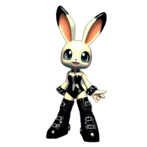 robot, animal, staff, 3d render transparent PNG cut-out