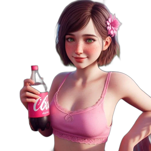 bottle, dress, robot, concept art transparent PNG cut-out