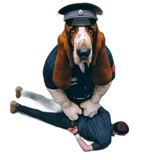 staff, animal, jacket, weapon transparent PNG cut-out