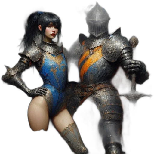 sword, weapon, robot, staff transparent PNG cut-out