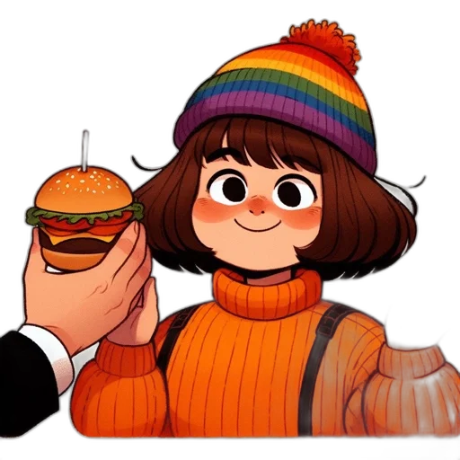 food, hat, animal, staff transparent PNG cut-out