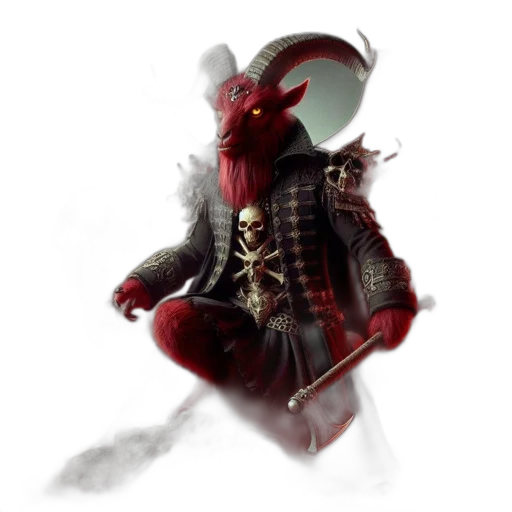 dragon, mask, creature, staff transparent PNG cut-out