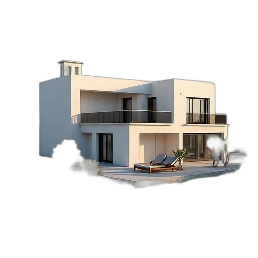 building, 3d render, photorealistic, concept art transparent PNG cut-out