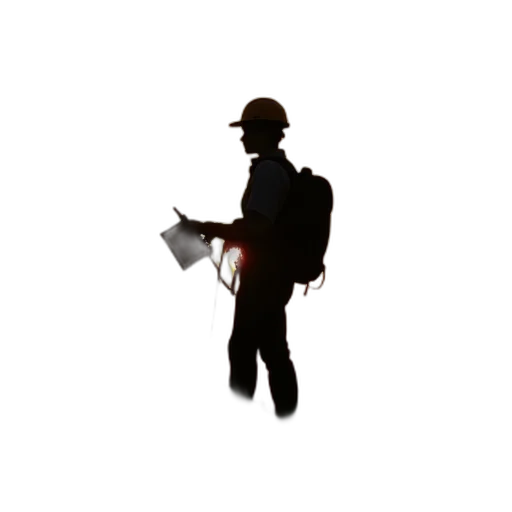 staff, hat, umbrella, robot transparent PNG cut-out
