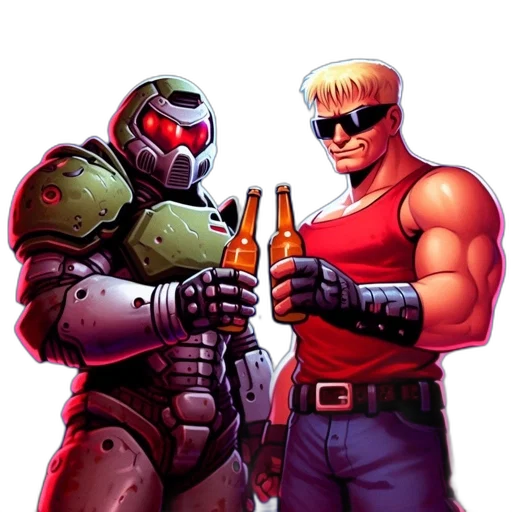 robot, weapon, comic book art, concept art transparent PNG cut-out