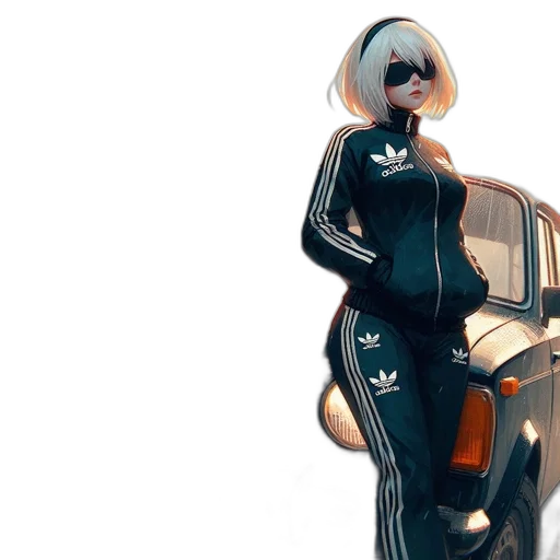jacket, car, robot, concept art transparent PNG cut-out