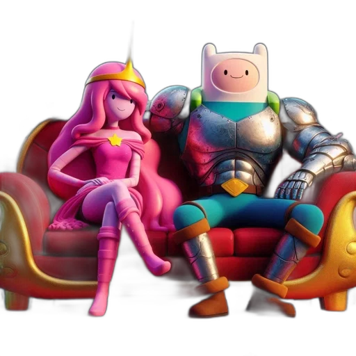 furniture, robot, concept art, 3d render transparent PNG cut-out