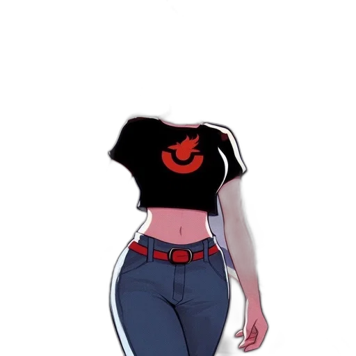 jacket, dress, creature, staff transparent PNG cut-out