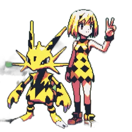 staff, weapon, animal, pixel art transparent PNG cut-out