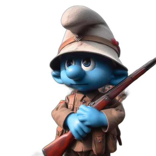 staff, weapon, hat, 3d render transparent PNG cut-out