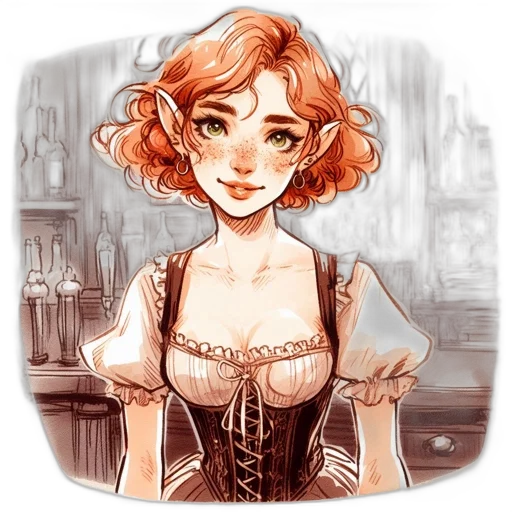 dress, fantasy art, concept art, watercolor transparent PNG cut-out