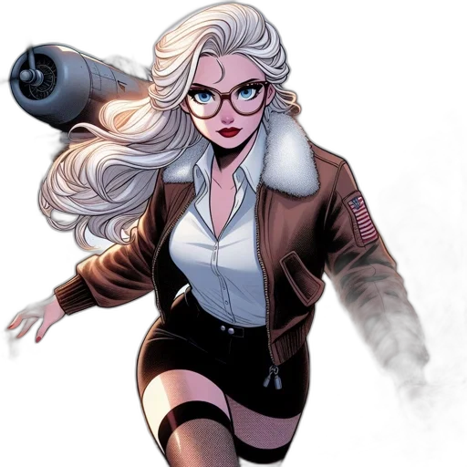 jacket, comic book art, concept art, cartoon transparent PNG cut-out