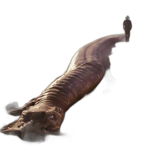 animal, creature, dragon, staff transparent PNG cut-out