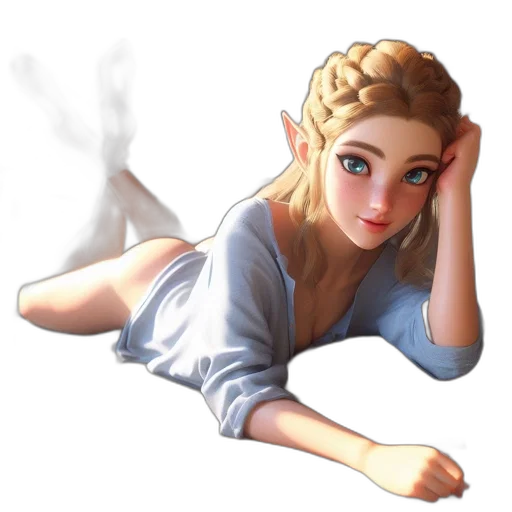 dress, staff, face, dragon transparent PNG cut-out