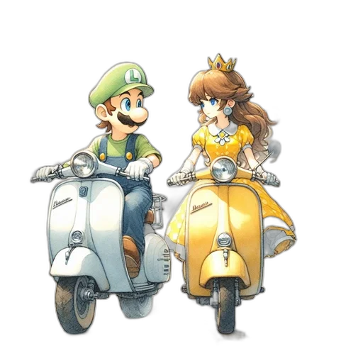crown, dress, car, concept art transparent PNG cut-out