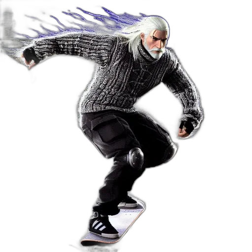 creature, shoes, jacket, concept art transparent PNG cut-out