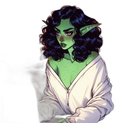 staff, creature, jacket, concept art transparent PNG cut-out