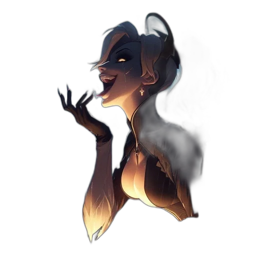 creature, staff, dragon, mask transparent PNG cut-out
