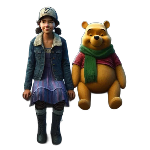 concept art, 3d render, fantasy art, pixel art transparent PNG cut-out